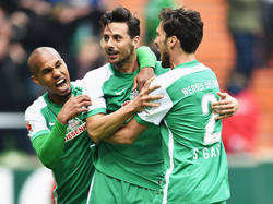 Claudio Pizarro se convirtió en máximo goleador histórico del Werder. (Foto: Getty)