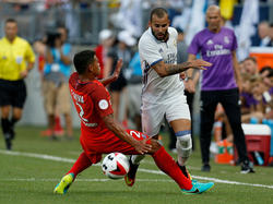 Jesé aún con el Madrid contra su ahora compañero Thiago Silva. (Foto: Getty)