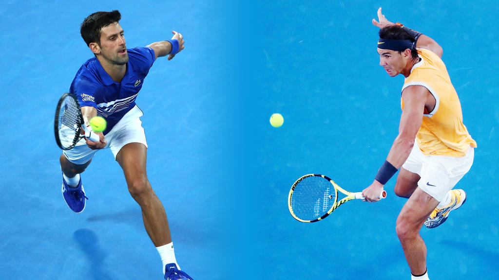 Rafael Nadal und Novak Djokovic duellieren sich im Finale der Australian Open Rafael Nadal und Novak Djokovic duellieren sich im Finale der Australian Open