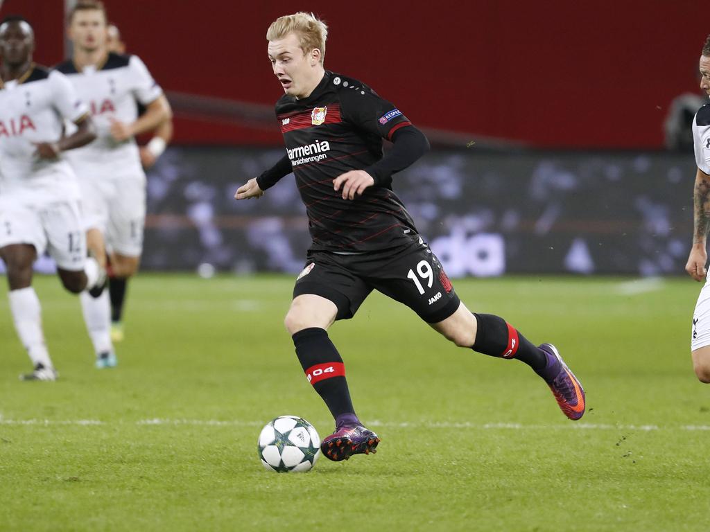 Bis 2019 ist Julian Brandt vertraglich noch an Bayer Leverkusen gebunden