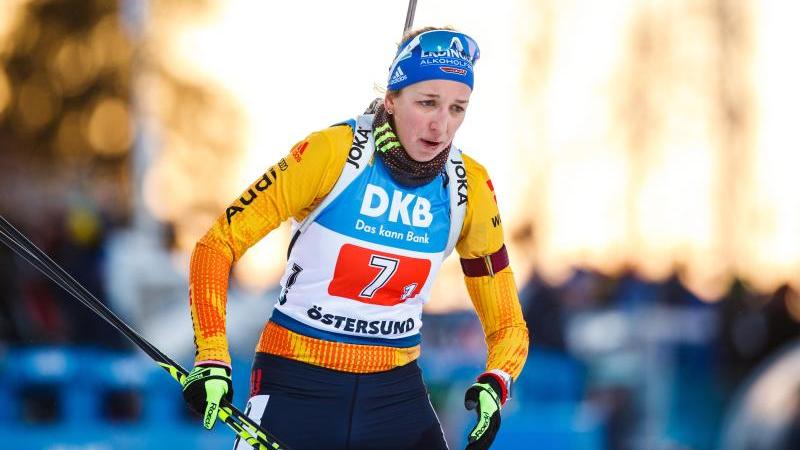 Franziska Preuß landet im Sprint von Östersund auf Rang vier Franziska Preuß landet im Sprint von Östersund auf Rang vier