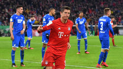 Robert Lewandowski erzielte für den FC Bayern München zwei Tore
