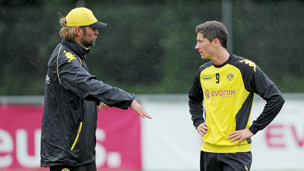Robert Lewandowski bezeichnet Jürgen Klopp als Karrierehelfer Robert Lewandowski bezeichnet Jürgen Klopp als Karrierehelfer