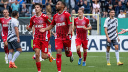 Köln jubelt gegen Sandhausen