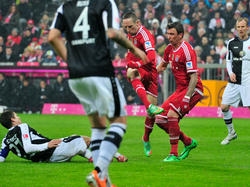 Bayern München und Eintracht Frankfurt trafen zuletzt im Februar aufeinander