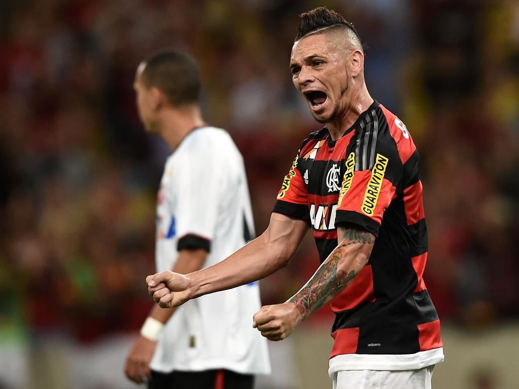 Pará, defensa del Flamengo, celebrando la victoria. (Foto: Getty)