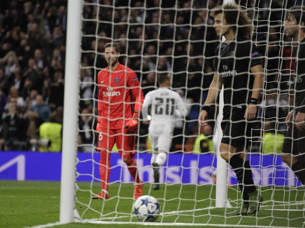 PSG-Keeper Kevin Trapp leistete sich gegen Real Madrid erneut einen Schnitzer PSG-Keeper Kevin Trapp leistete sich gegen Real Madrid erneut einen Schnitzer
