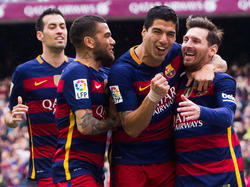 Der FC Barcelona bejubelt den nächsten Kantersieg