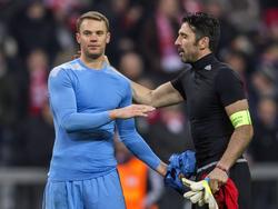 Manuel Neuer (l.) und Gianluigi Buffon stehen beim Viertelfinale im Blickpunkt