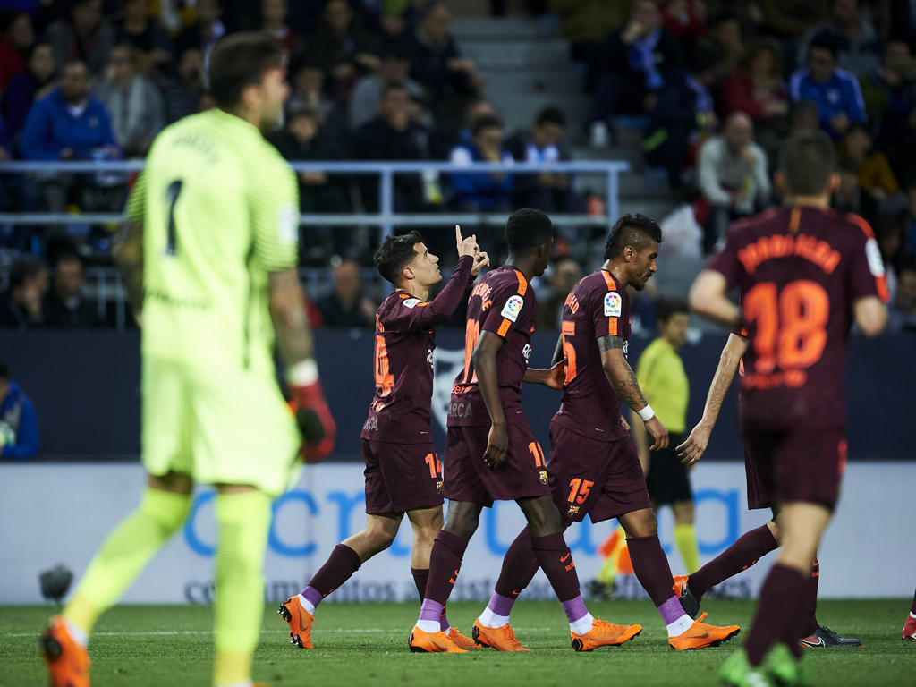 Der FC Barcelona bejubelt auch in Málaga einen Sieg