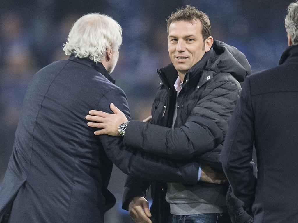 Arbeiten Rüdi Völler (l.) und Markus Weinzierl bald zusammen? Arbeiten Rüdi Völler (l.) und Markus Weinzierl bald zusammen?