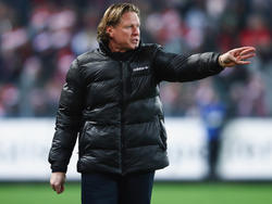 Mit dem Unentschieden zufrieden: HSV-Coach Markus Gisdol