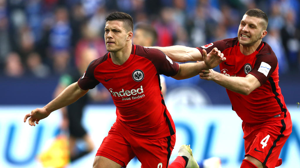 Luka Jovic und Ante Rebic (r.) konnten die Bosse des FC Bayern nicht überzeugen