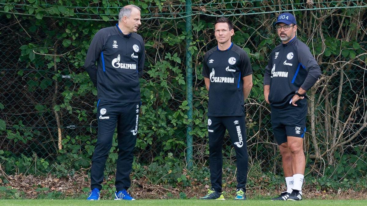 David Wagner (r.) erhielt von Schalkes Sportvorstand Jochen Schneider (l.) zuletzt noch Rückendeckung David Wagner (r.) erhielt von Schalkes Sportvorstand Jochen Schneider (l.) zuletzt noch Rückendeckung