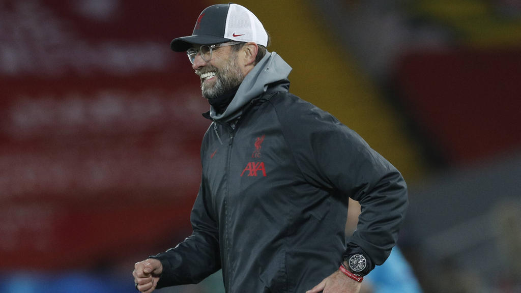 Liverpool-Manager Jürgen Klopp bejubelt das vorzeitige Weiterkommen