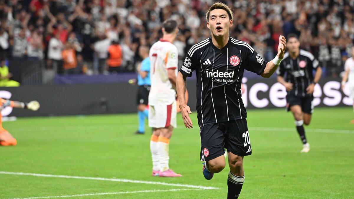Eintracht Frankfurt jubelt gegen Galatasaray