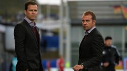 Bierhoff (l.) hält viel von Flick (r.)