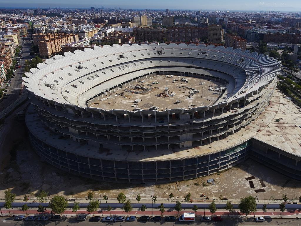 El Nou Mestalla será terminado en los próximos años. (Foto: Getty)