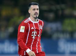 Läuft Sandro Wagner bald (wieder) im Trikot der Bayern auf? (Bildmontage)