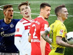 Players to watch (v.l.): Leon Goretzka, Fiete Arp, Sandro Wagner, Marco Reus