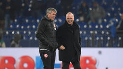 Bild aus vergangenen Tagen: Friedhelm Funkel mit Thomas Röttgermann