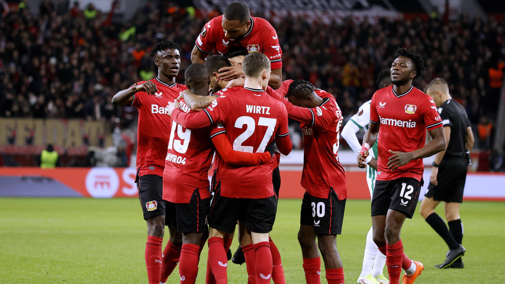 Bayer Leverkusen steht in der Runde der letzten Acht