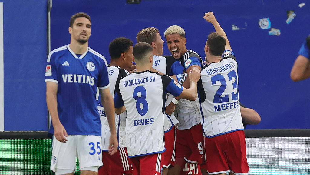 Der FC Schalke 04 ging am Ende beim HSV regelrecht baden