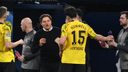 Zwischen Mats Hummels (r.) und dem zurückgetretenen BVB-Coach Edin Terzic soll es geknirscht haben