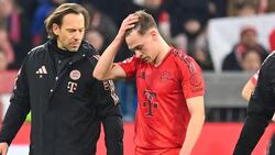 Joshua Kimmich musste gegen Eintracht Frankfurt ausgewechselt werden