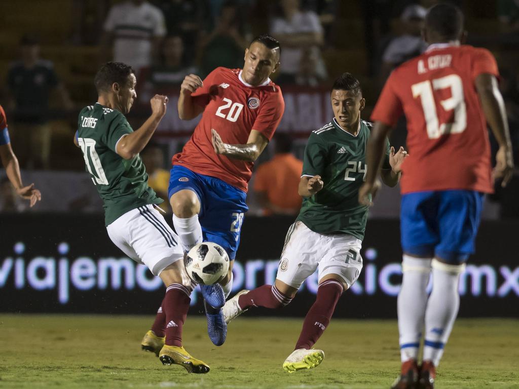 México y Costa Rica jugaron un duelo muy disputado. (Foto: Imago)
