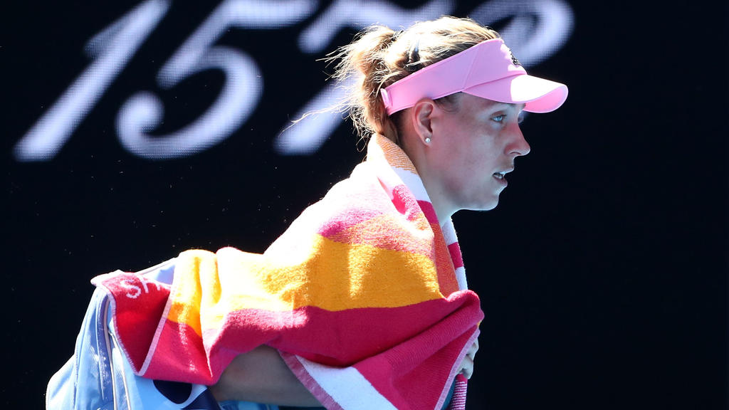 Angelique Kerber hat das Endspiel in Doha verpasst Angelique Kerber hat das Endspiel in Doha verpasst