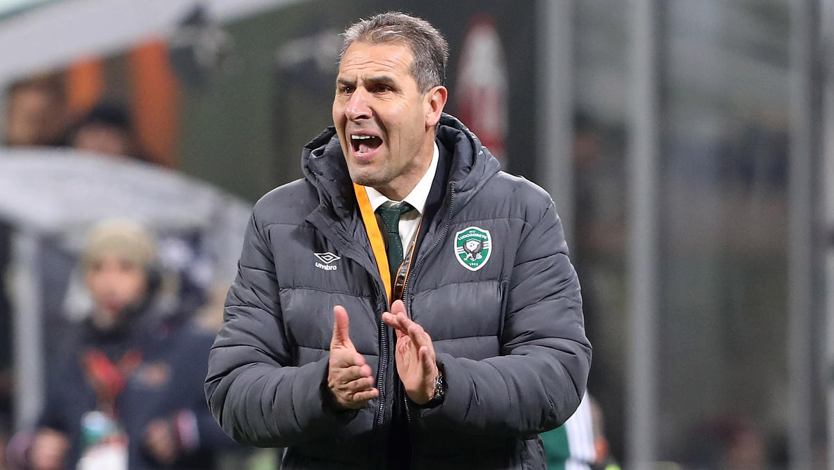 Ludogorez Rasgrad von Trainer Dimitar Dimitrov ist bulgarischer Meister Ludogorez Rasgrad von Trainer Dimitar Dimitrov ist bulgarischer Meister
