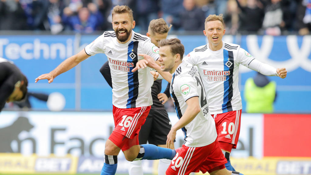 Lukas Hinterseer erzielte gegen den Karlsruher SC einen Doppelpack