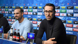 Michael Preetz fand auf der Pressekonferenz von Hertha BSC deutliche Worte