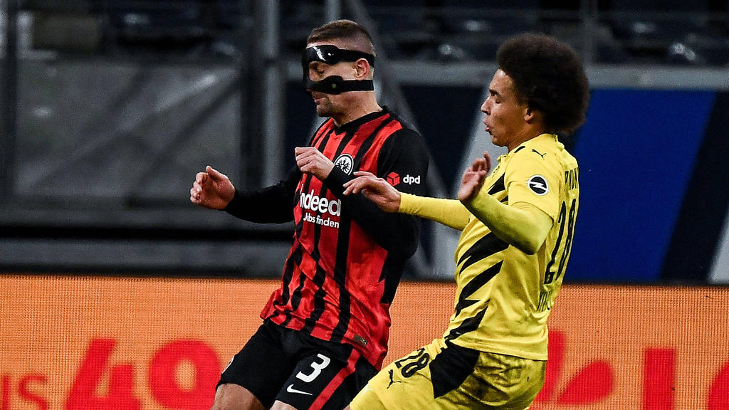 Spielte gegen den BVB mit Maske: Stefan Ilsanker von Eintracht Frankfurt