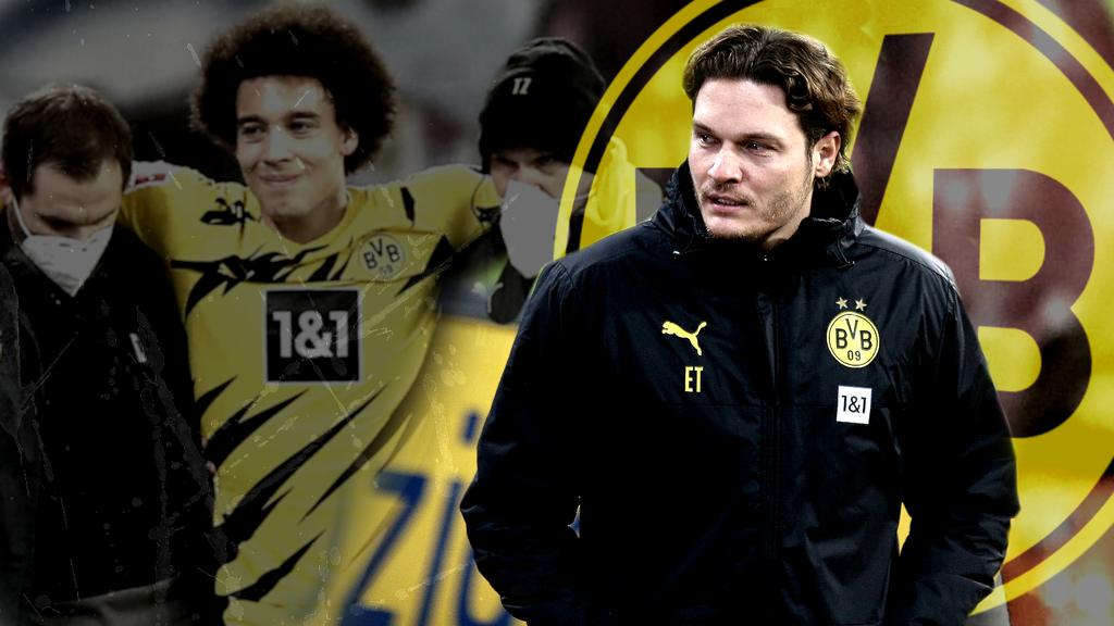 BVB-Coach Edin Terzic (re.) muss nach dem Ausfall von Axel Witsel umbauen BVB-Coach Edin Terzic (re.) muss nach dem Ausfall von Axel Witsel umbauen