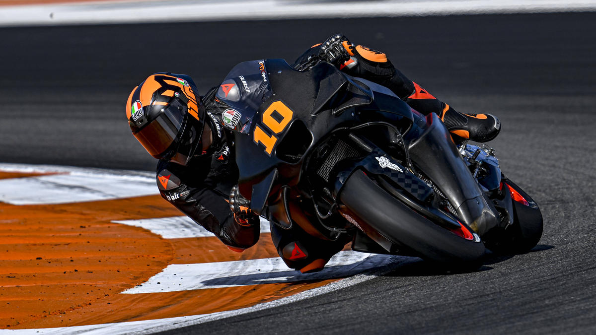 MotoGP-Ass Luca Marini hat schon seinen ersten Test mit Honda absolviert