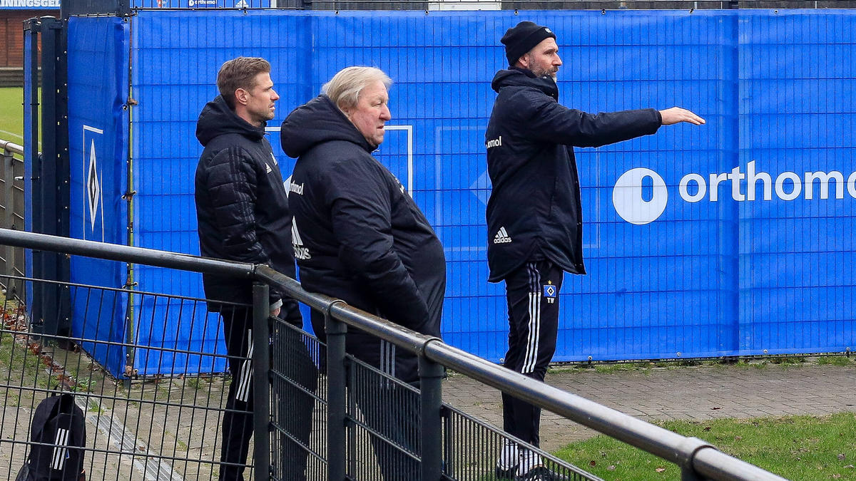 Zoff zwischen HSV-Coach Tim Walter und Horst Hrubesch?