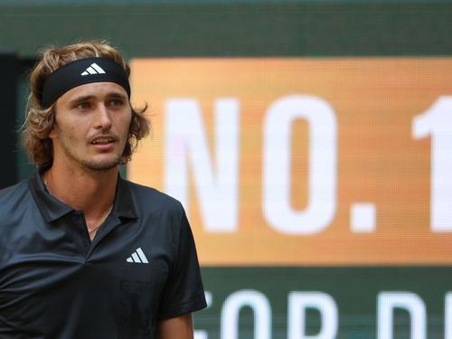 Alexander Zverev auf dem Platz