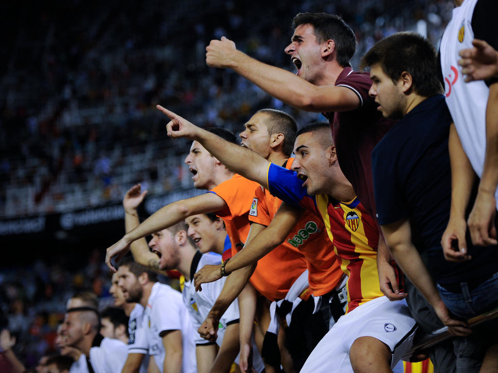 Valencias Fans protestierten gegen das Auftreten der Mannschaft