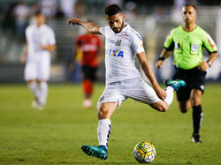 Mega-Talent Thiago Maia in Aktion für den FC Santos