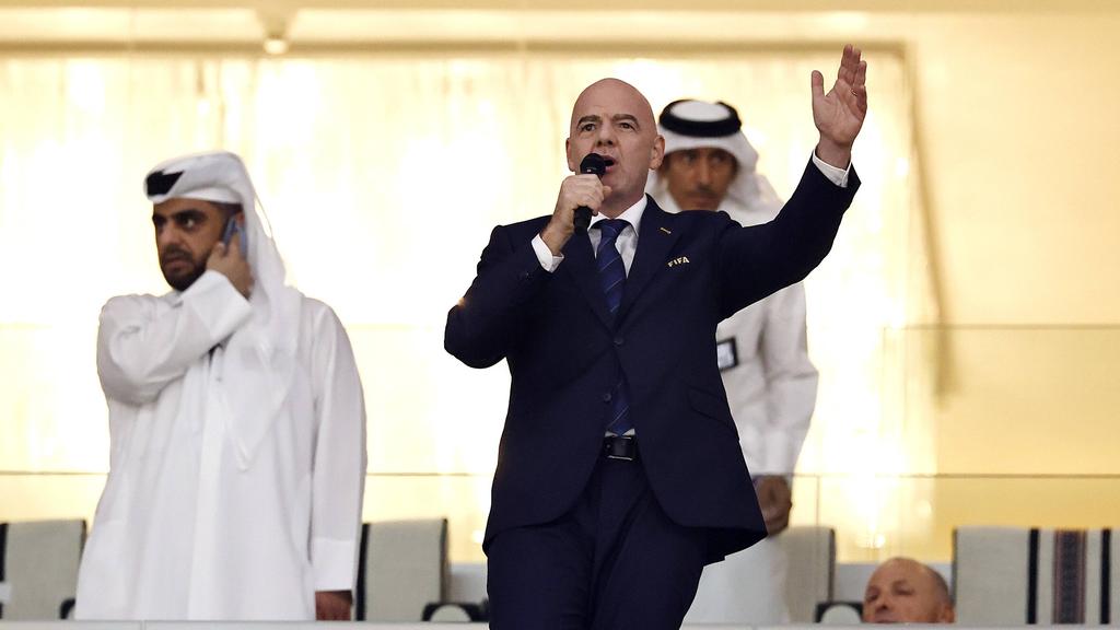 Der umstrittene FIFA-Boss Gianni Infantino hat die WM in Katar eröffnet