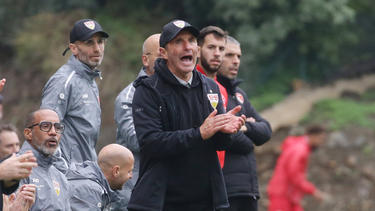 Der neue VfB-Coach freute sich über ein 3:0 gegen Sion
