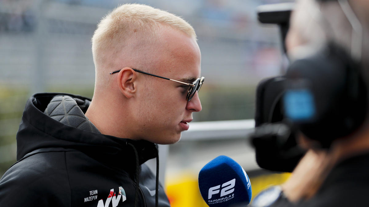 Nikita Mazepin soll im nächsten Jahr mit Mick Schumacher bei Haas in der Formel 1 fahren Nikita Mazepin soll im nächsten Jahr mit Mick Schumacher bei Haas in der Formel 1 fahren