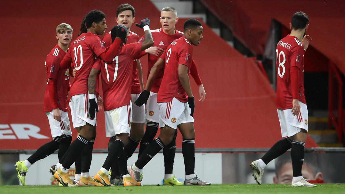 Scott McTominay (M.) schoss ManUnited zum Sieg Scott McTominay (M.) schoss ManUnited zum Sieg