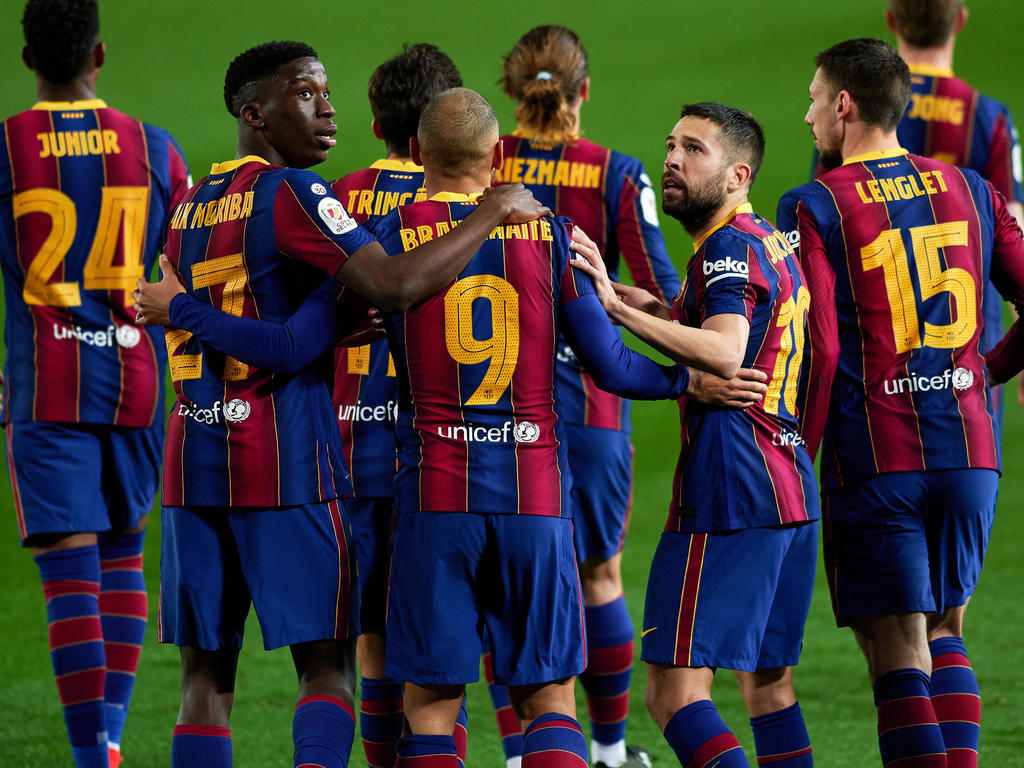 Der FC Barcelona jubelt über den Finaleinzug im Cup