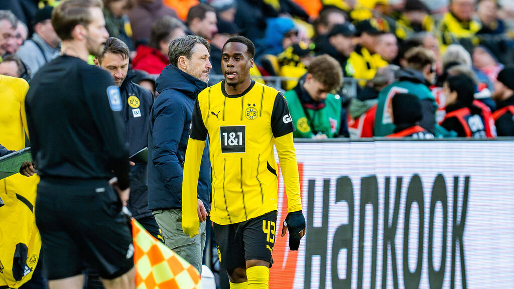 Jamie Gittens steckt beim BVB im Formtief Jamie Gittens steckt beim BVB im Formtief