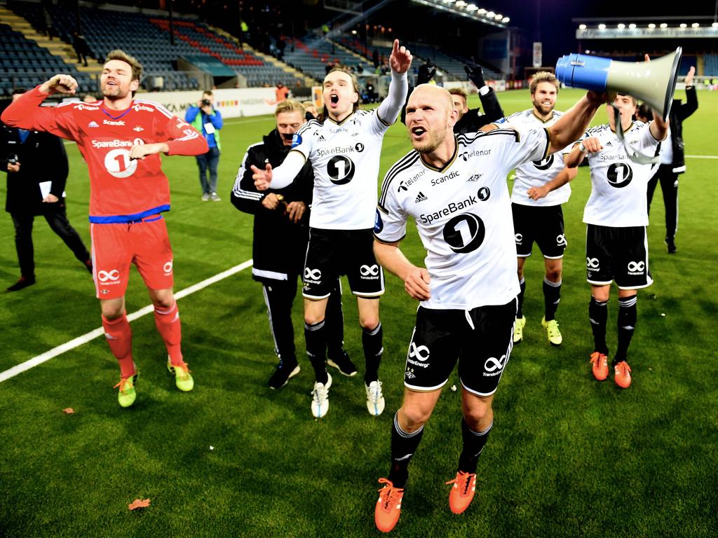 Rosenborg, einst Serienchamp, feiert den ersten norwegischen Meistertitel seit 5 Jahren.