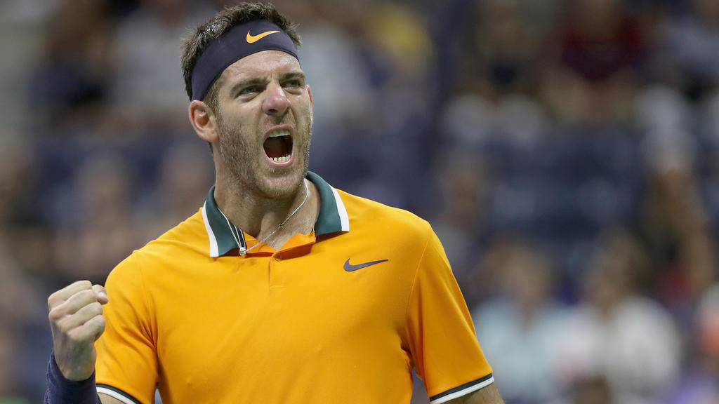Weiter ohne Satzverlust: Juan Martin del Potro