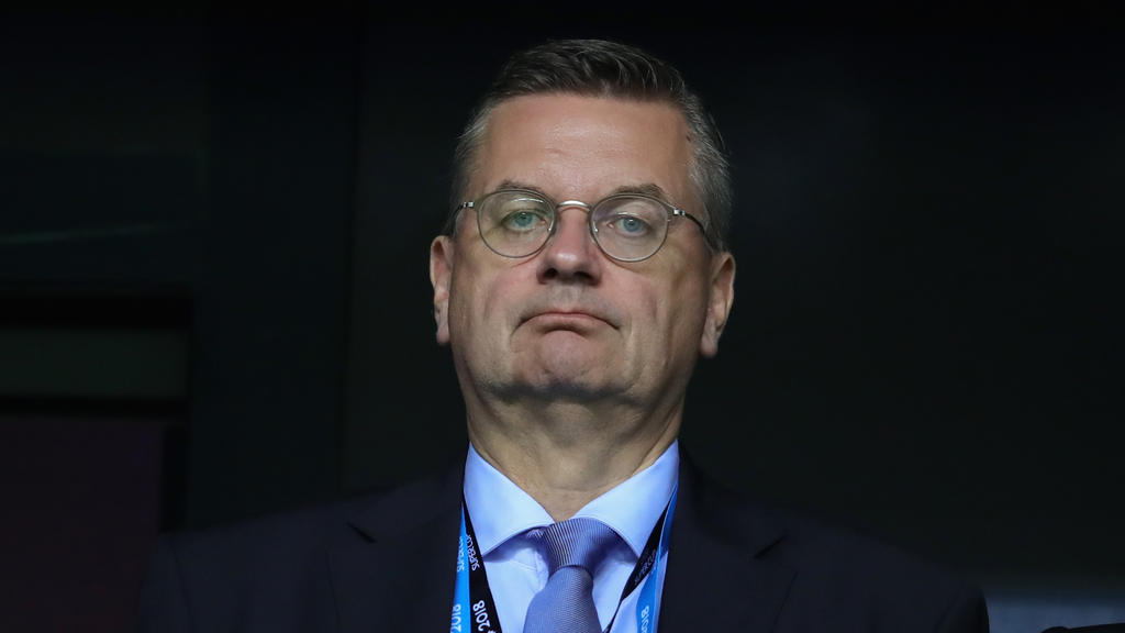 DFB Präsident Reinhard Grindel plädiert für Geschlossenheit im DFB-Team